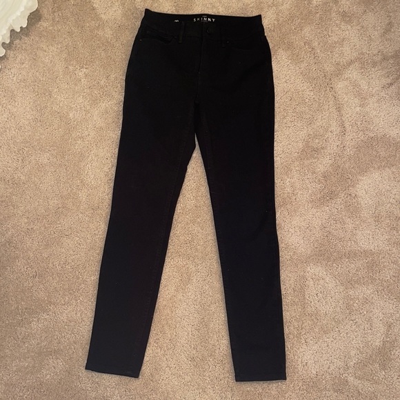 White House Black Market black denim jeans - Picture 1 of 2